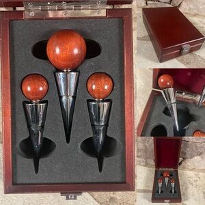 Modern Wine Corks. Set of 3.